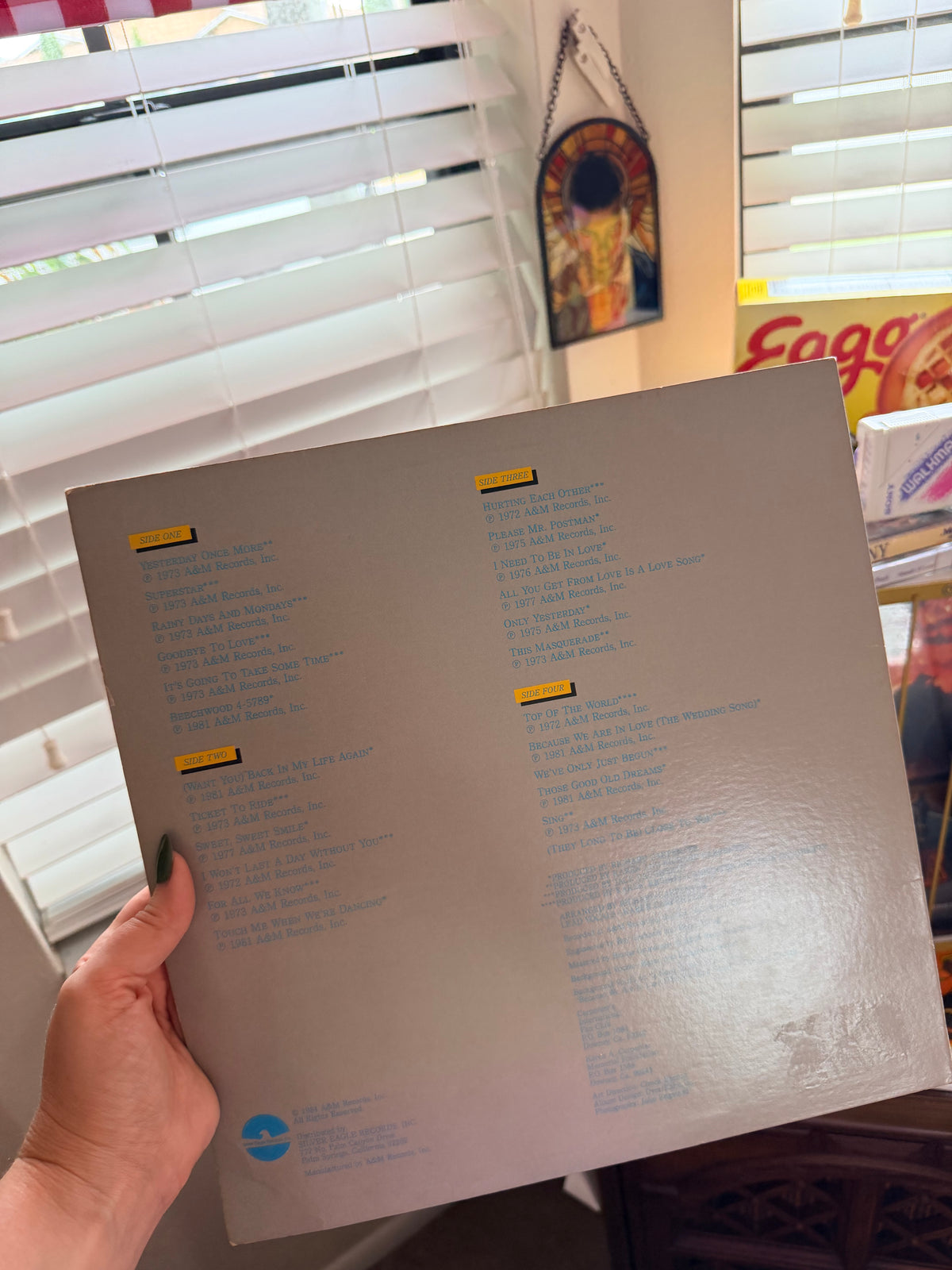 Carpenters - Yesterday Once More vinyl record
