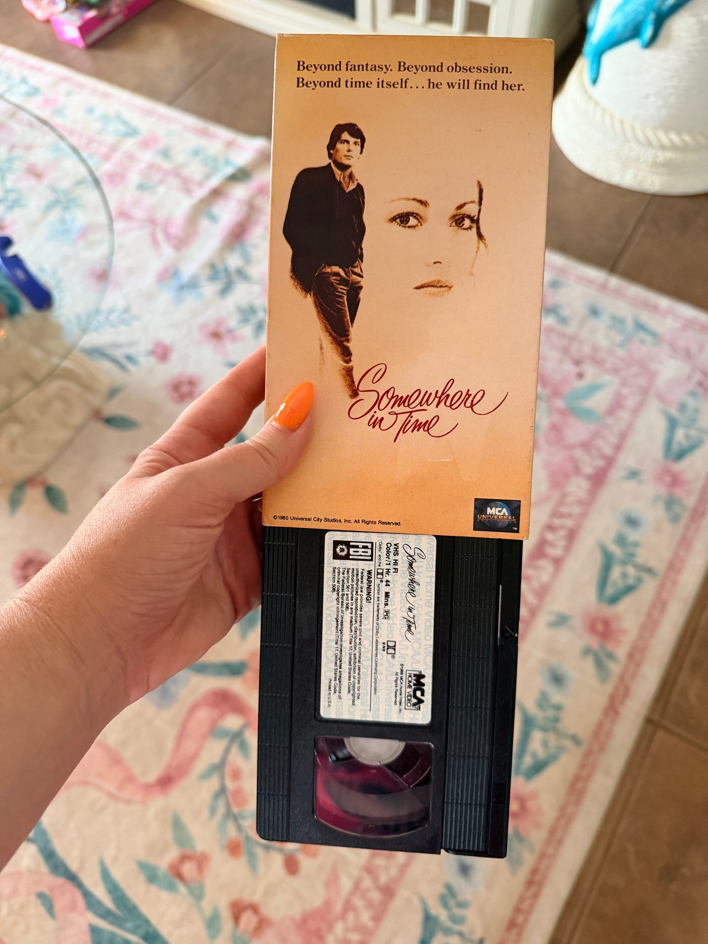 Somewhere in time vhs