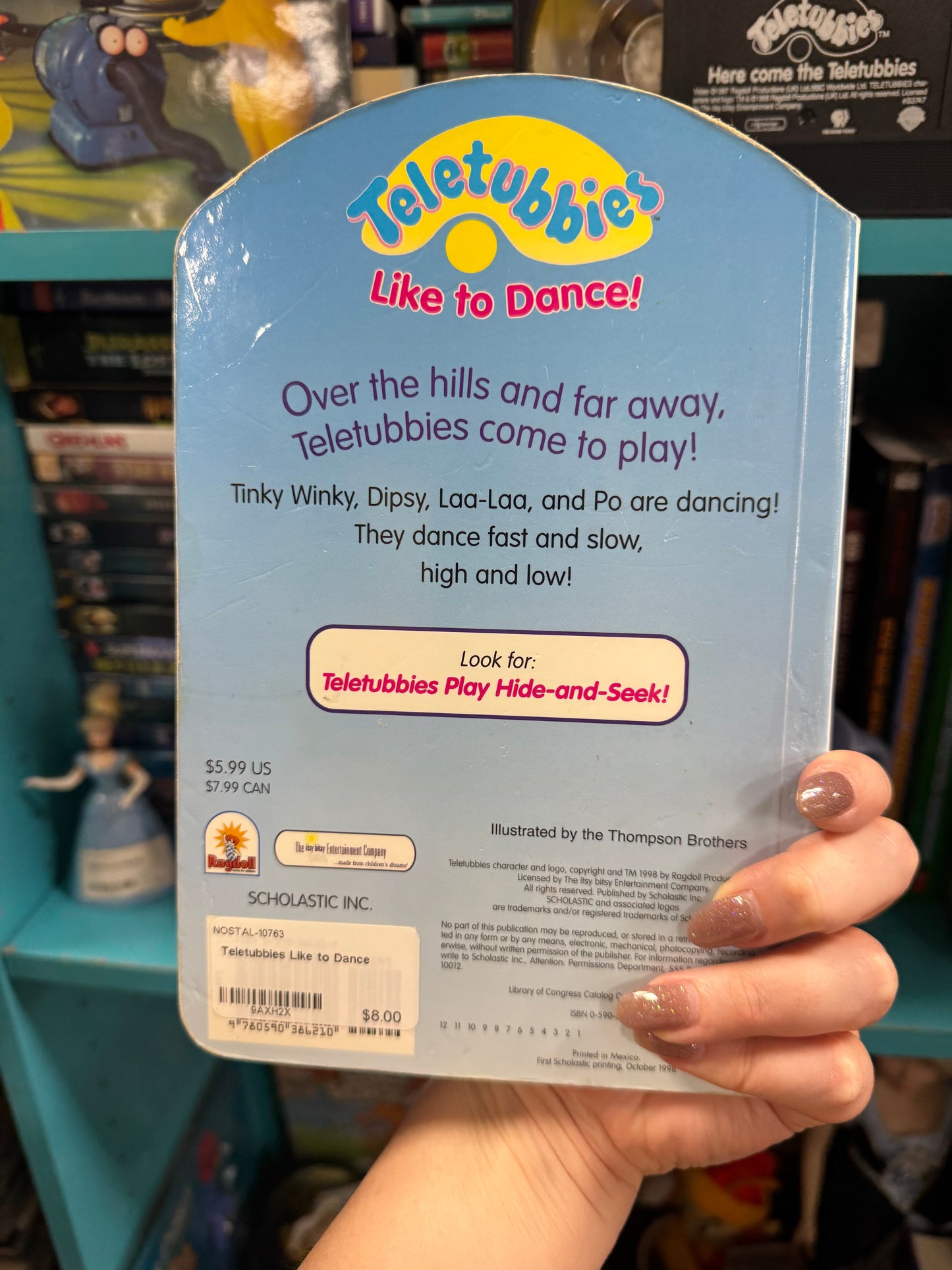 TELETUBBIES LIKE TO DANCE BOARD BOOK