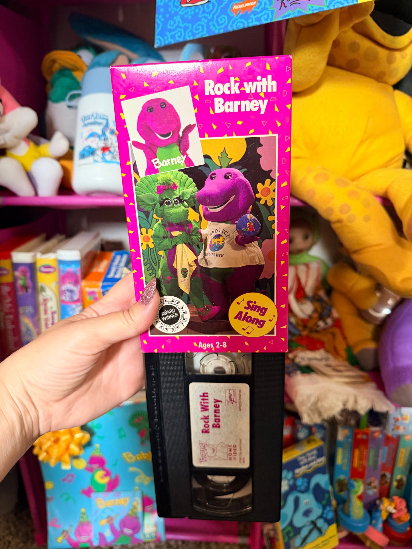 rock with Barney vhs