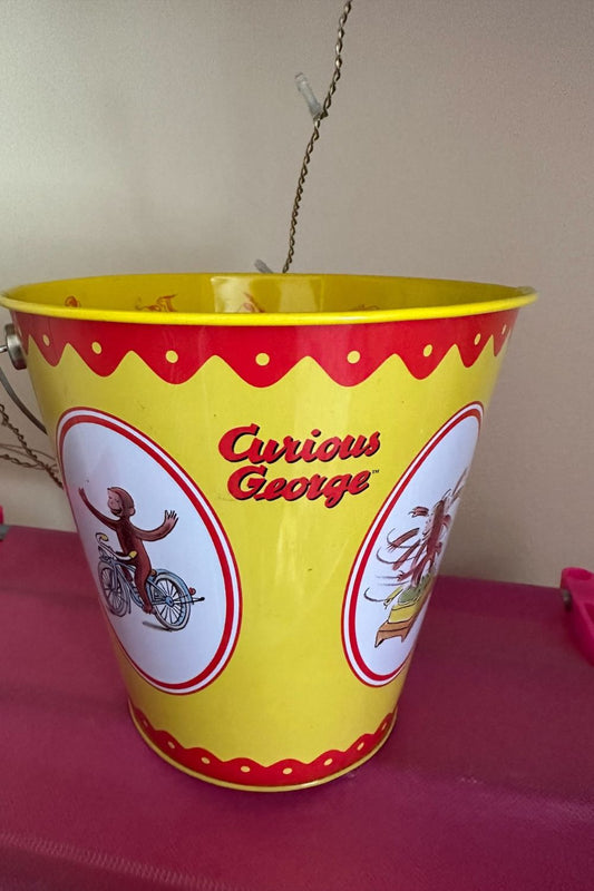 CURIOUS GEORGE TIN PAIL BUCKET*