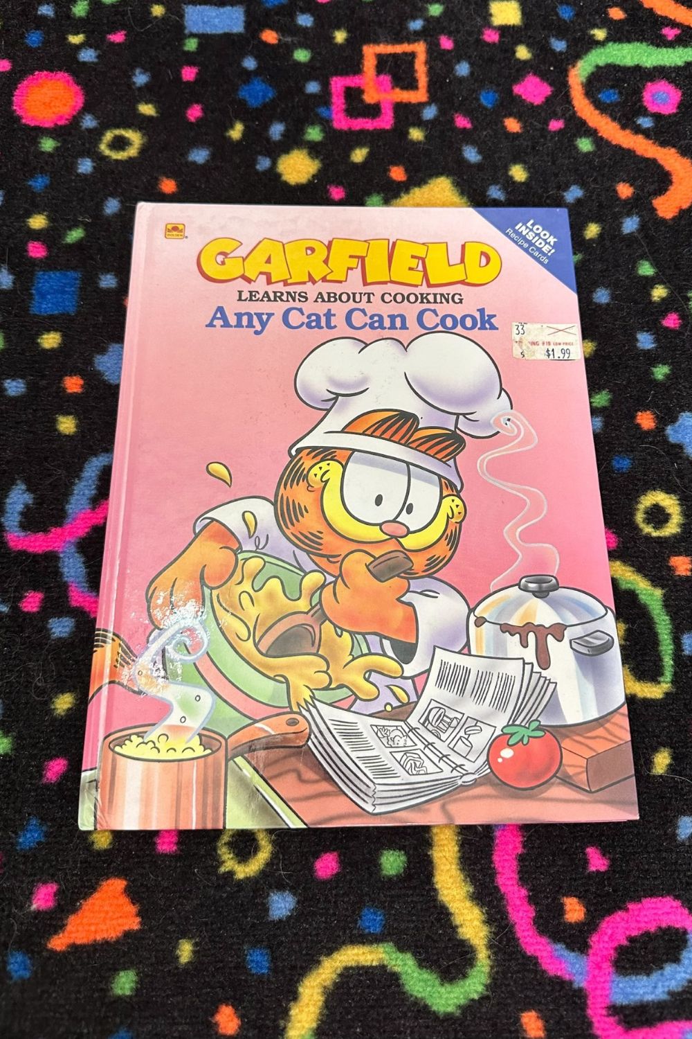 1992 GARFIELD ANY CAT CAN COOK BOOK*