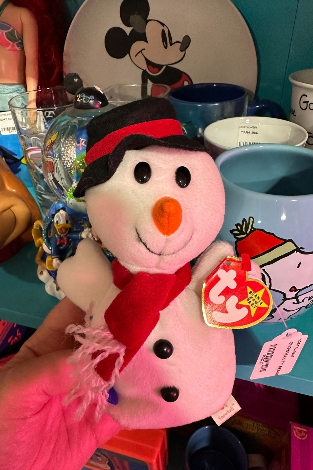 SNOWMAN TY BEANIE BABY*