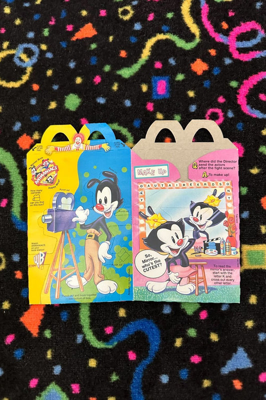 ANIMANIACS McDONALD'S HAPPY MEAL BOX*