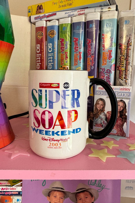 SUPER SOAP WEEKEND WDW 2003 MUG*