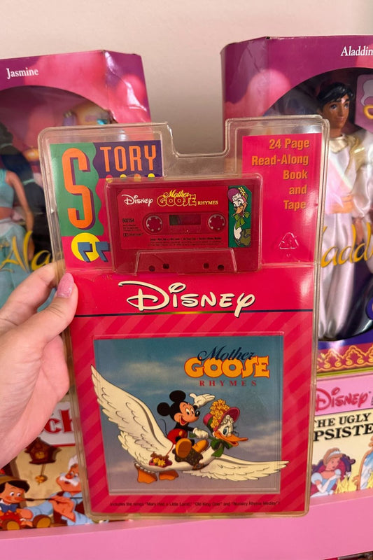 1990 VINTAGE DISNEY'S MOTHER GOOSE READ ALONG BOOK AND TAPE*