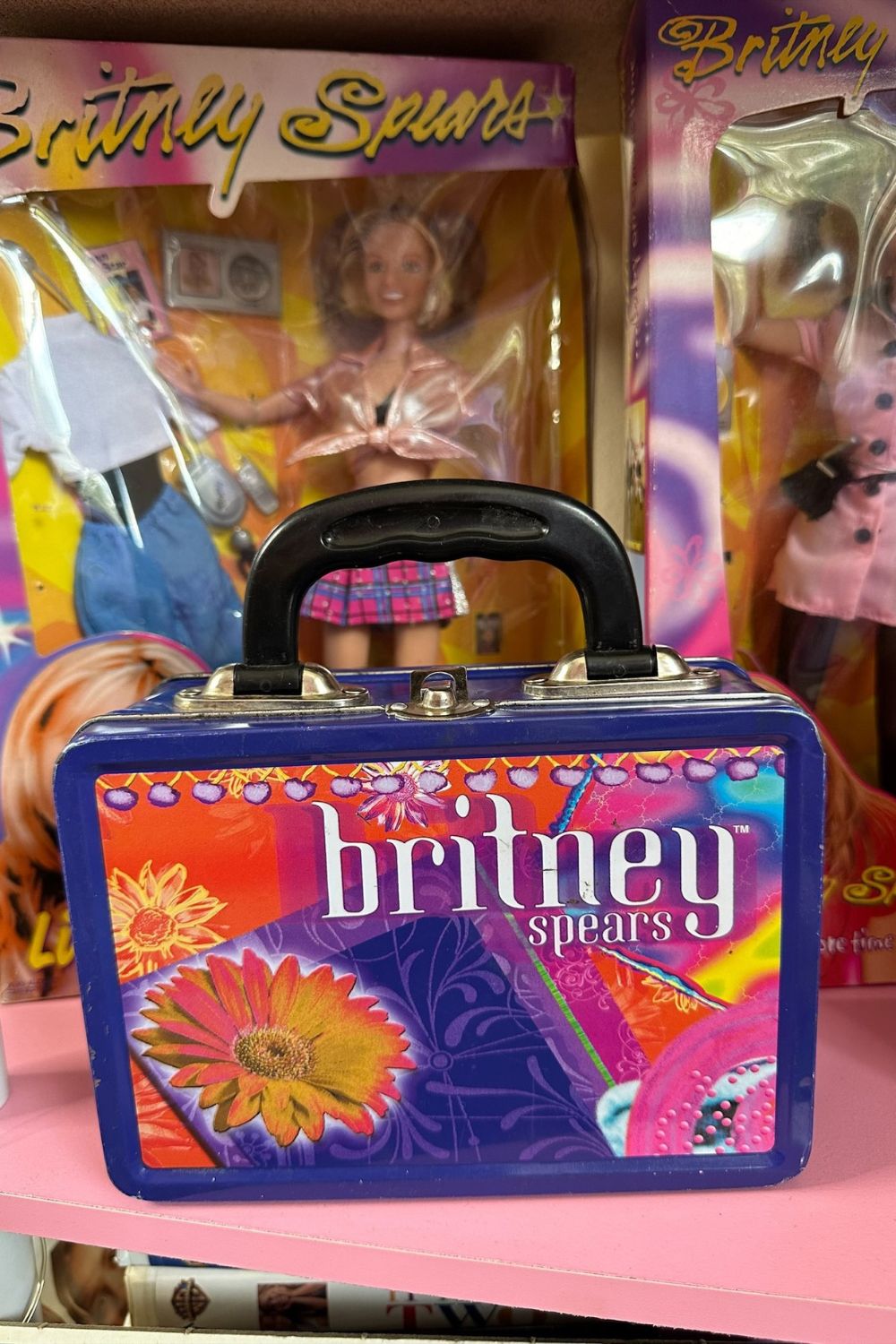 2000 BRITNEY SPEARS METAL LUNCH BOX*