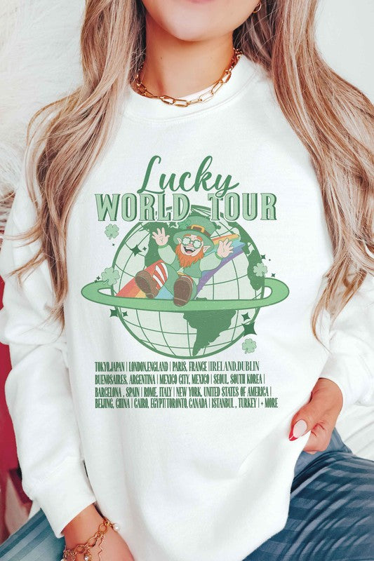 LUCKY WORLD TOUR GRAPHIC SWEATSHIRT