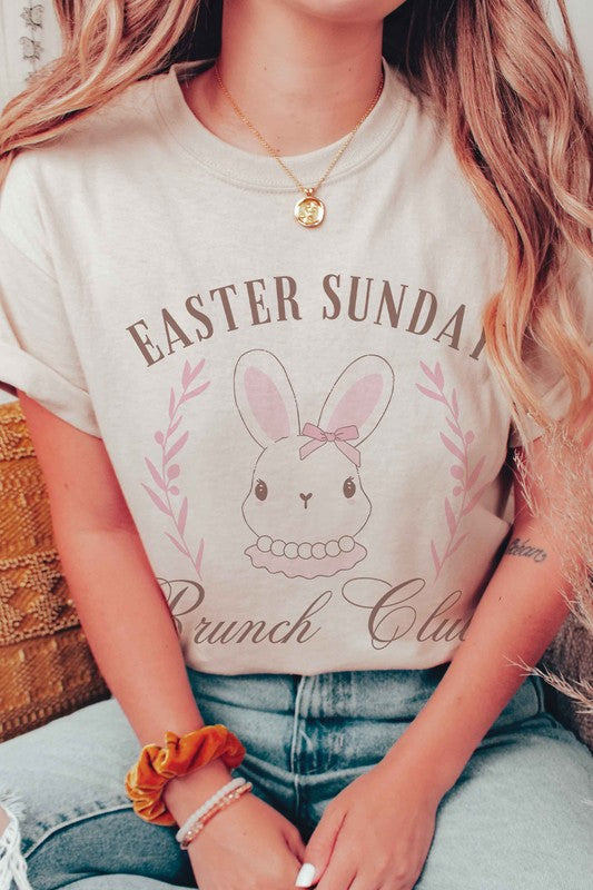 EASTER SUNDAY BRUNCH CLUB GRAPHIC TEE