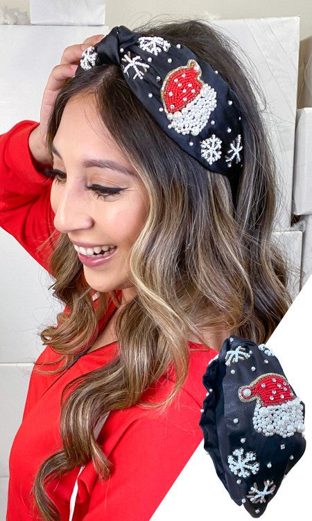 SANTA IS COMING TO TOWN HEADBAND