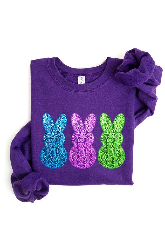 BUNNY BONANZA GRAPHIC FLEECE SWEATSHIRTS