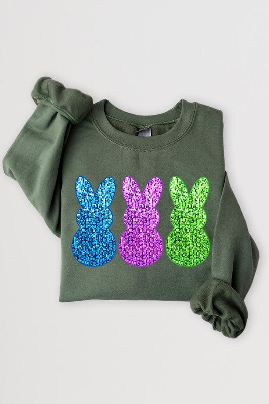 BUNNY BONANZA GRAPHIC FLEECE SWEATSHIRTS