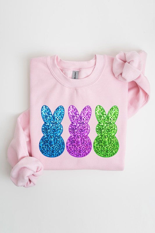 BUNNY BONANZA GRAPHIC FLEECE SWEATSHIRTS