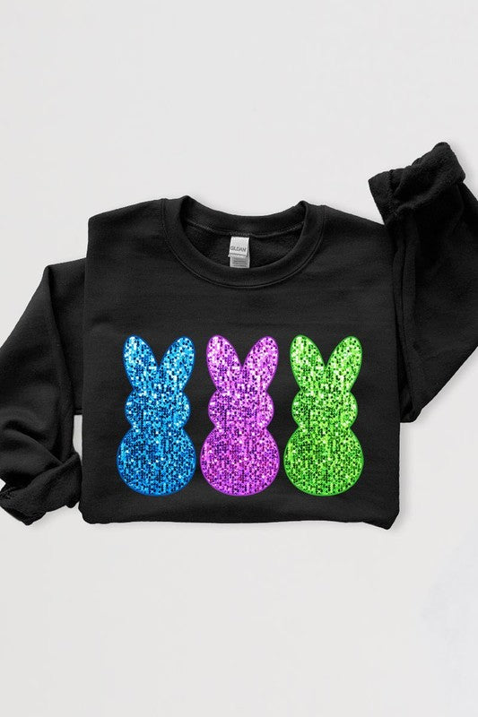 BUNNY BONANZA GRAPHIC FLEECE SWEATSHIRTS