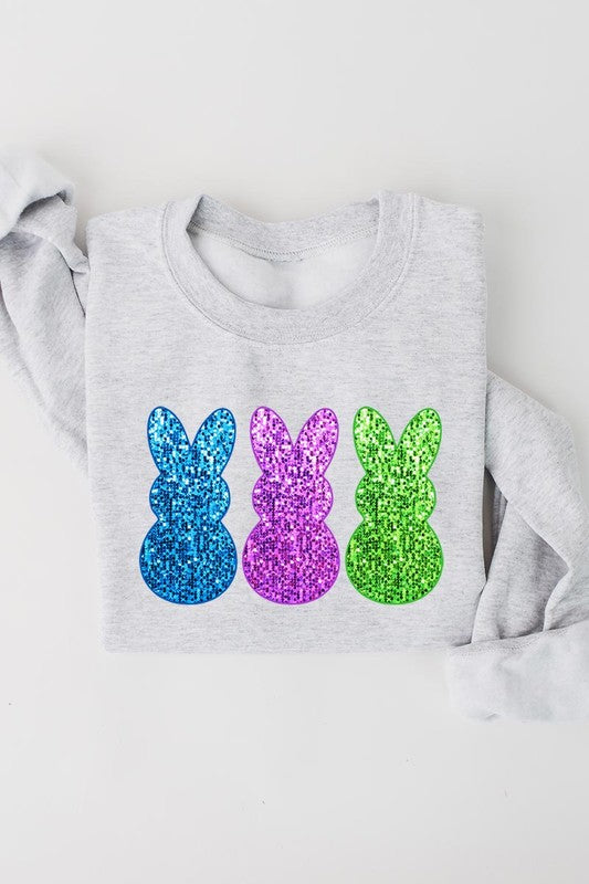 BUNNY BONANZA GRAPHIC FLEECE SWEATSHIRTS