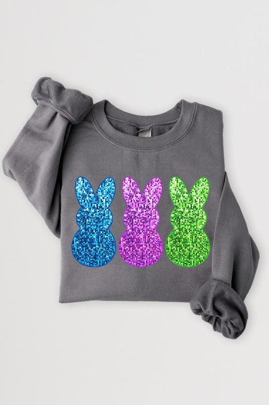 BUNNY BONANZA GRAPHIC FLEECE SWEATSHIRTS