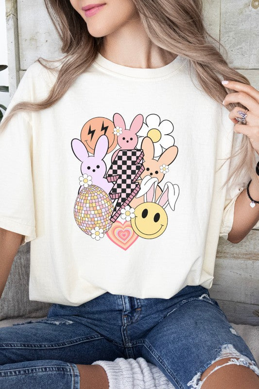 SPRINGTIME NOSTALGIA GRAPHIC TEE - CURVY