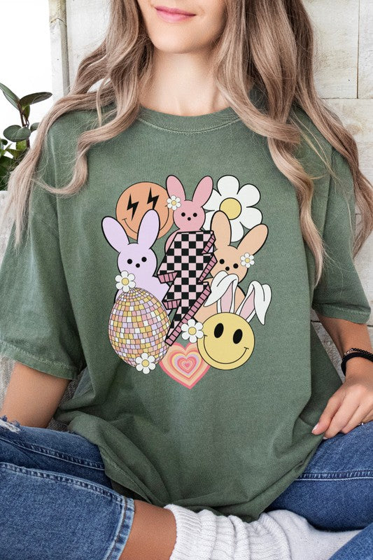 SPRINGTIME NOSTALGIA GRAPHIC TEE - CURVY