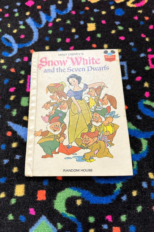 SNOW WHITE AND THE SEVEN DWARFS 1973 WONDERFUL WORLD OF READING BOOK*