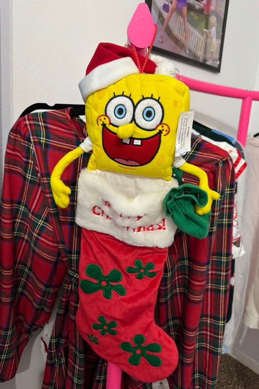 2006 SPONGEBOB CHRISTMAS STOCKING*