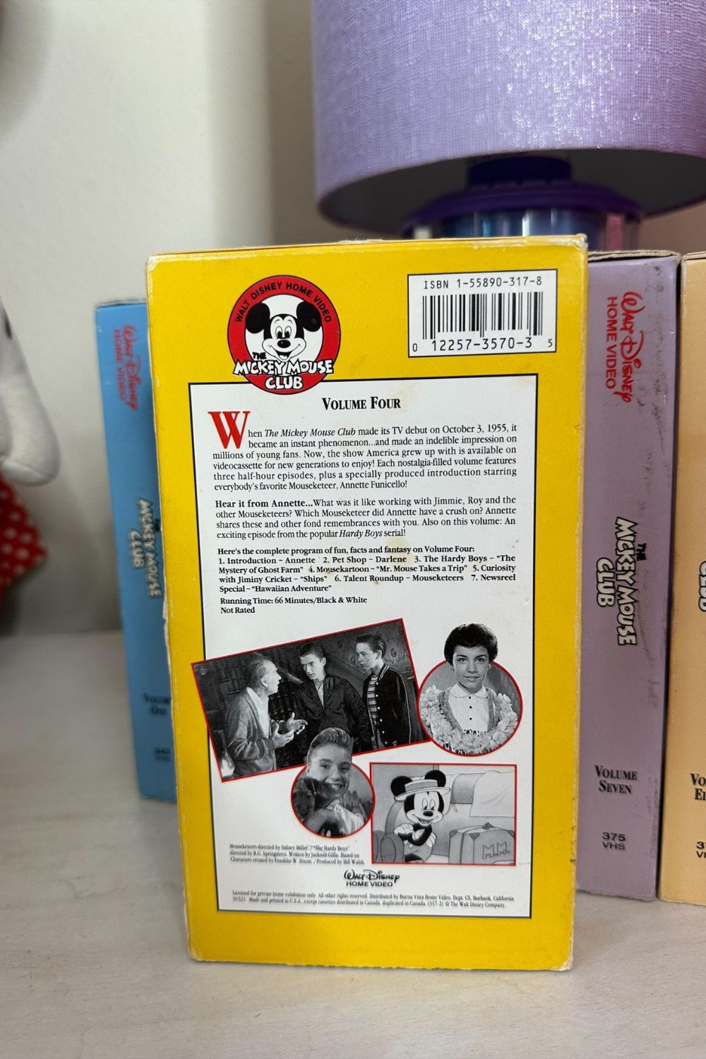WALT DISNEY HOME VIDEO " THE MICKEY MOUSE CLUB" VOLUME FOUR*