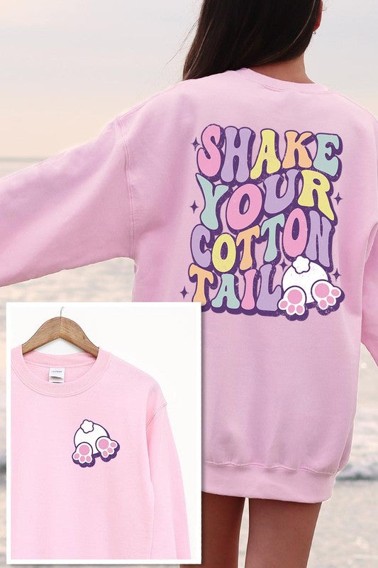 SHAKE YOUR COTTON TAIL GRAPHIC SWEATSHIRTS