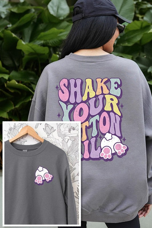 SHAKE YOUR COTTON TAIL GRAPHIC SWEATSHIRTS