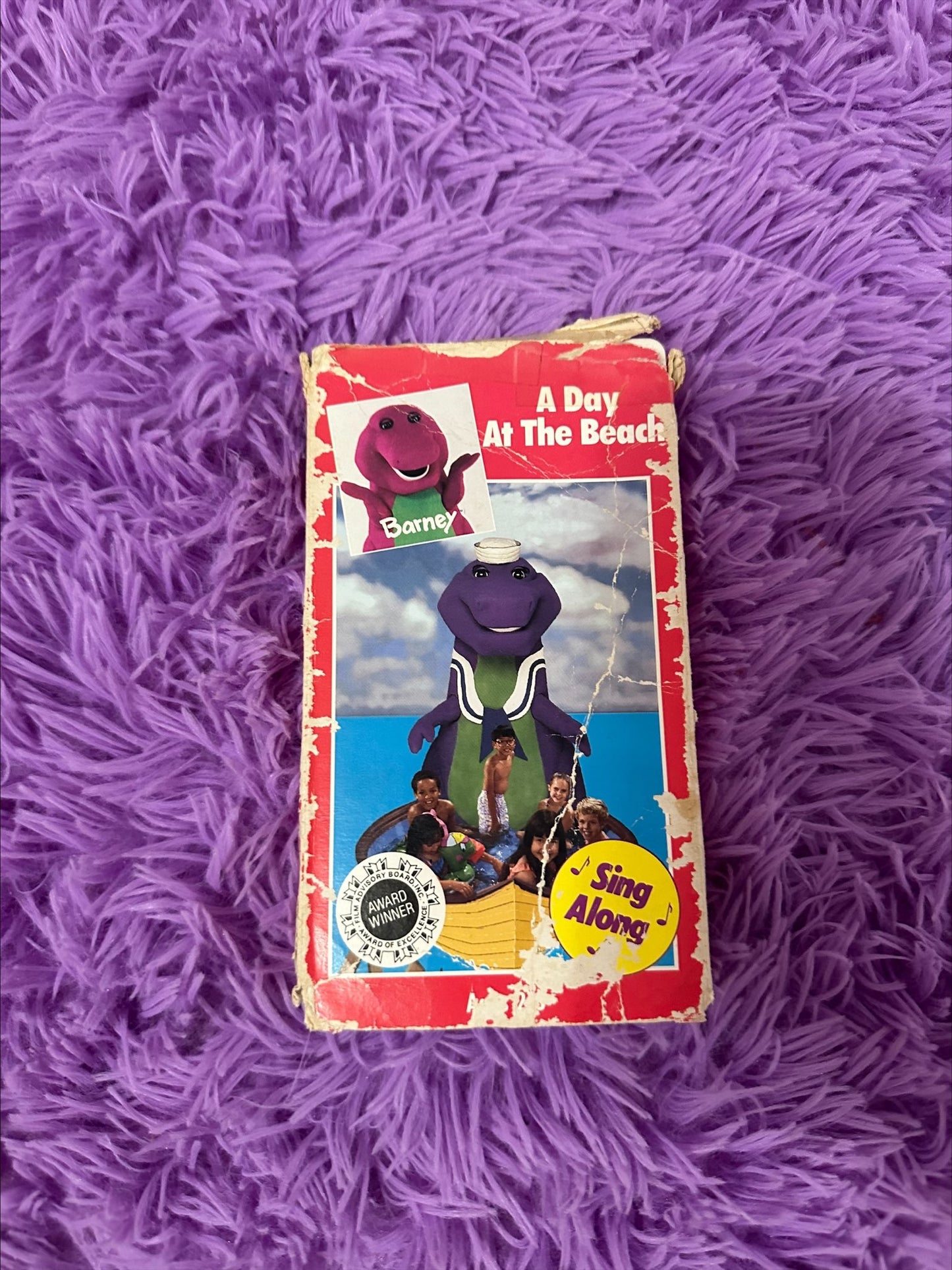 BARNEY SING ALONG: A DAY AT THE BEACH VHS*