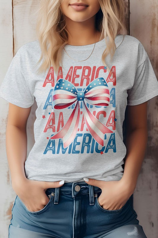 STARS & STRIPES COQUETTE TEE