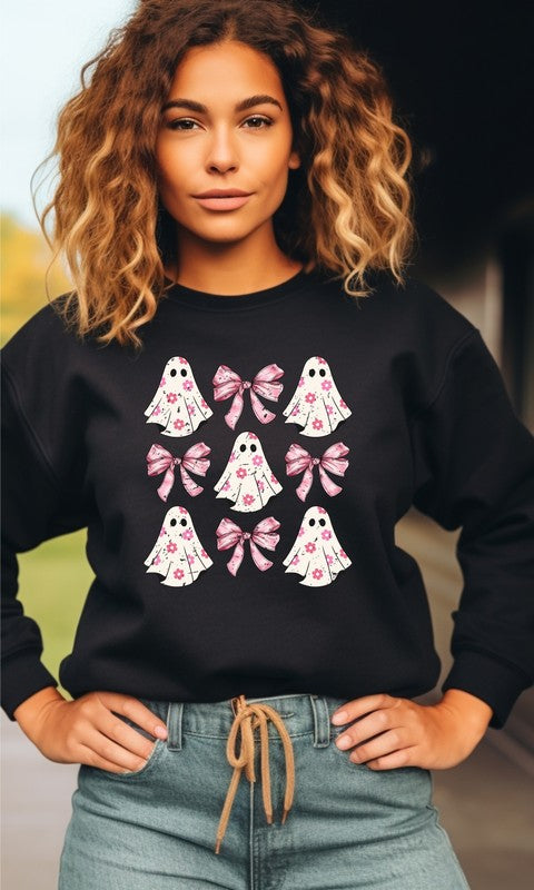 HAUNTED COQUETTE GRAPHIC SWEATER