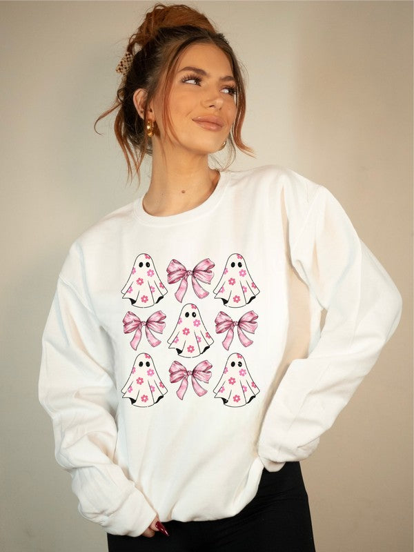 HAUNTED COQUETTE GRAPHIC SWEATER