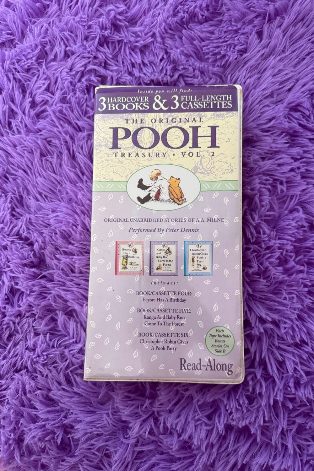 THE ORIGINAL POOH TREASURY VOL 2 READ-ALONG 3 BOOKS & 3 CASSETTES*