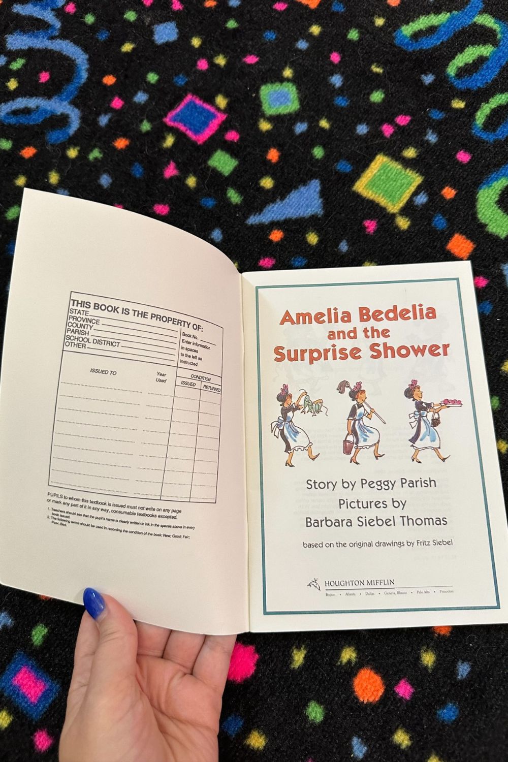 AMELIA BEDELIA AND THE SURPRISE SHOWER BOOK*