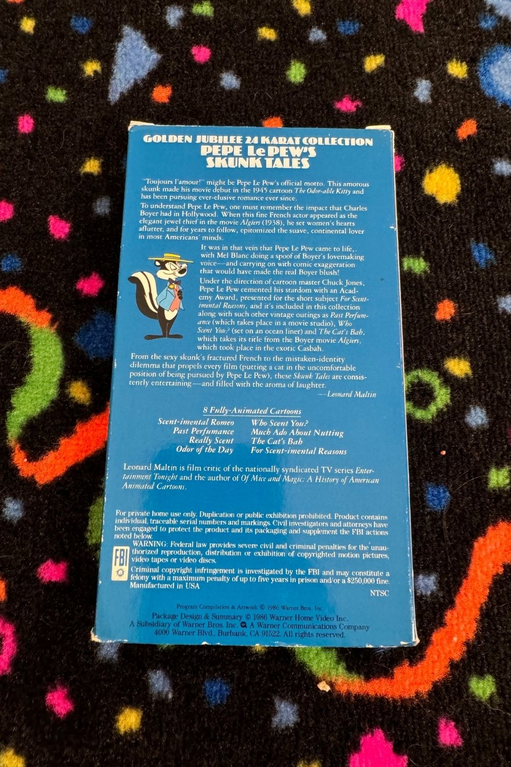 PEPE LE PEW’S SKUNK TALES VHS*