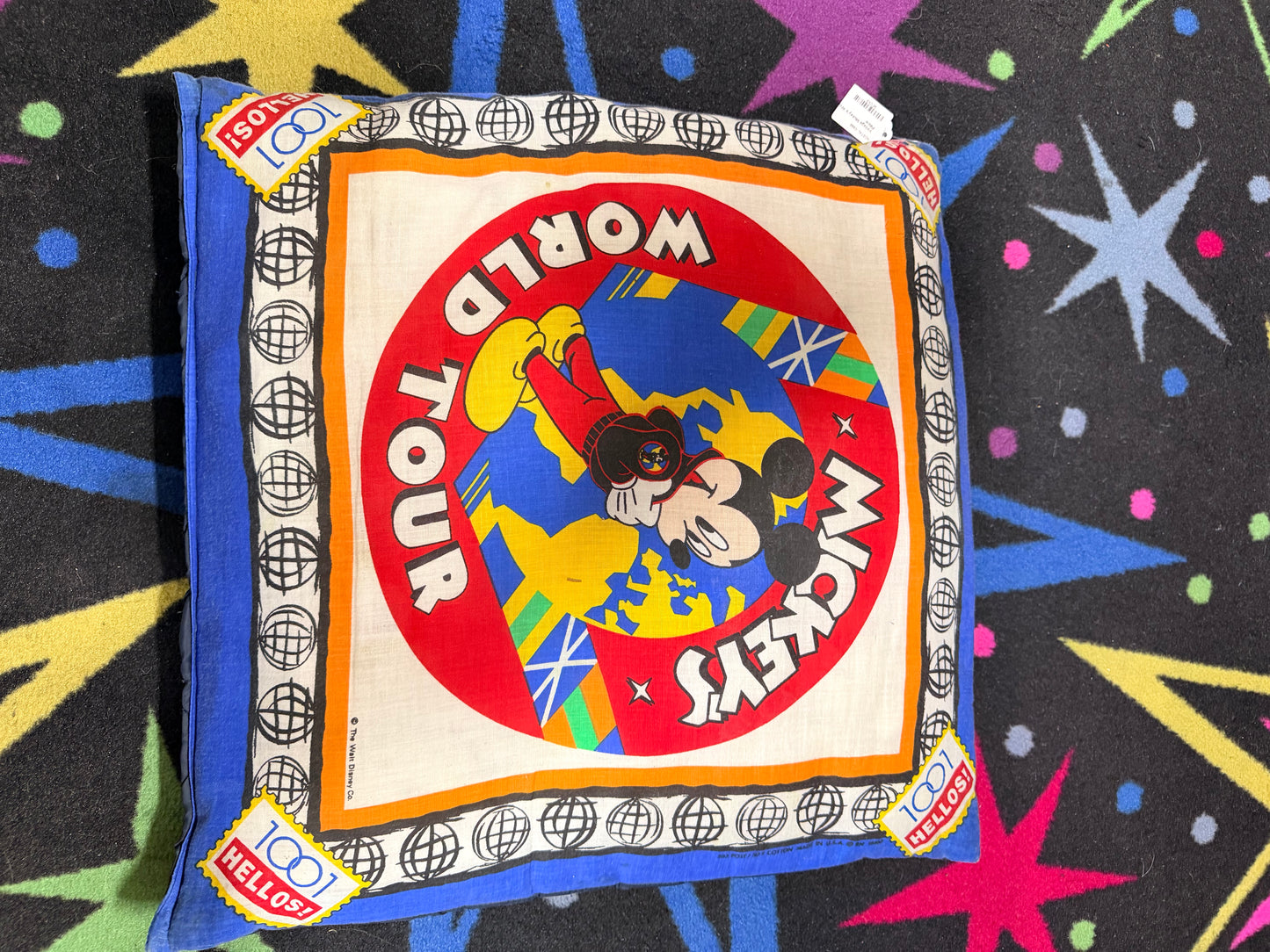 Mickey’s World Tour Pillow