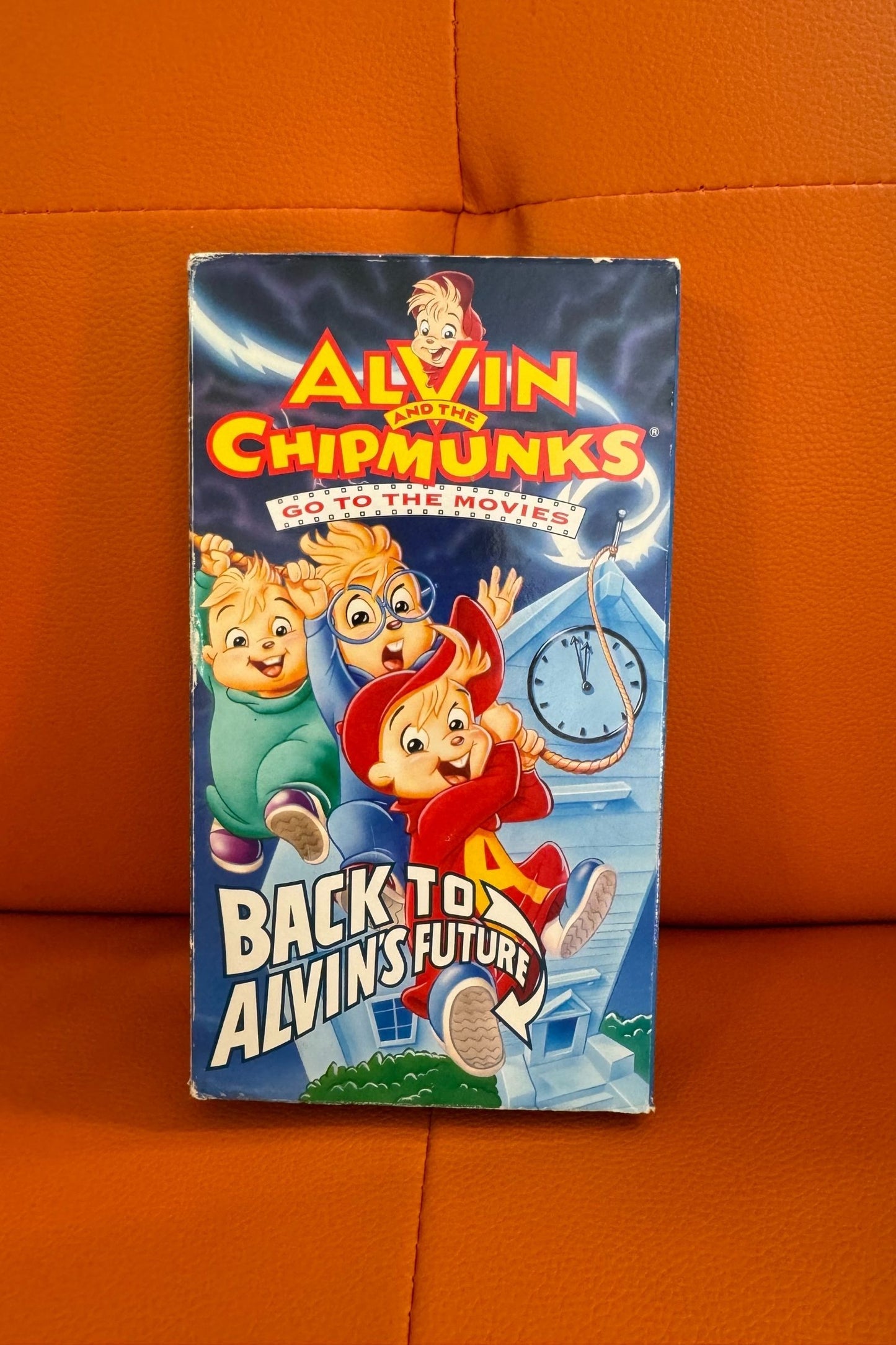 ALVIN & THE CHIPMUNKS GO TO THE MOVIES: BACK TO ALVINS FUTURE VHS*