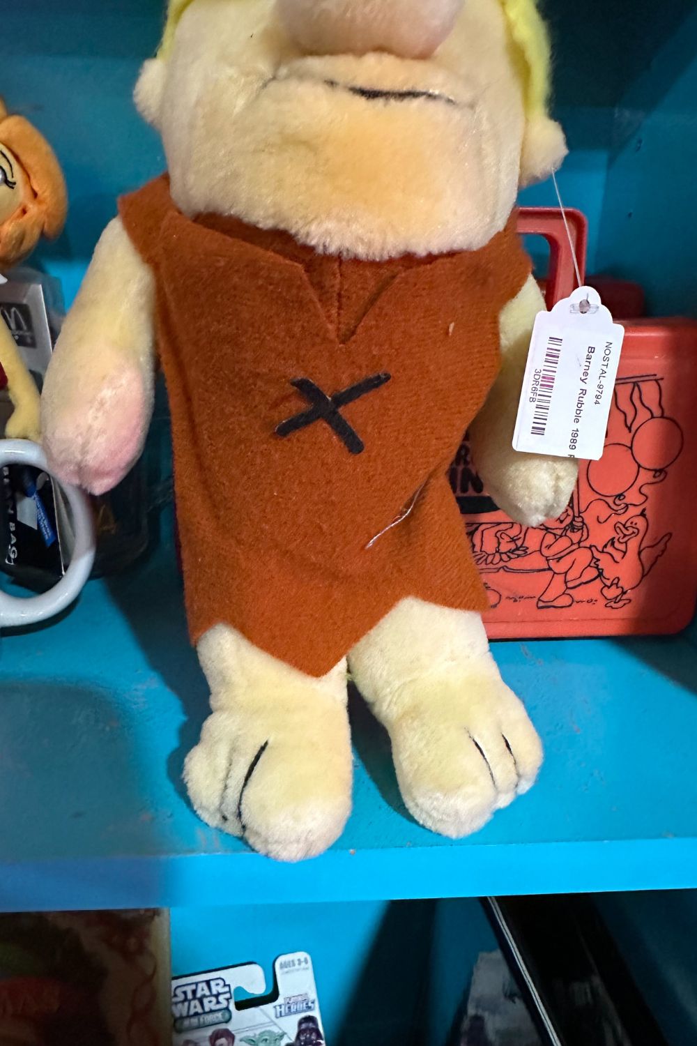 BARNEY RUBBLE 1989 PLUSH*