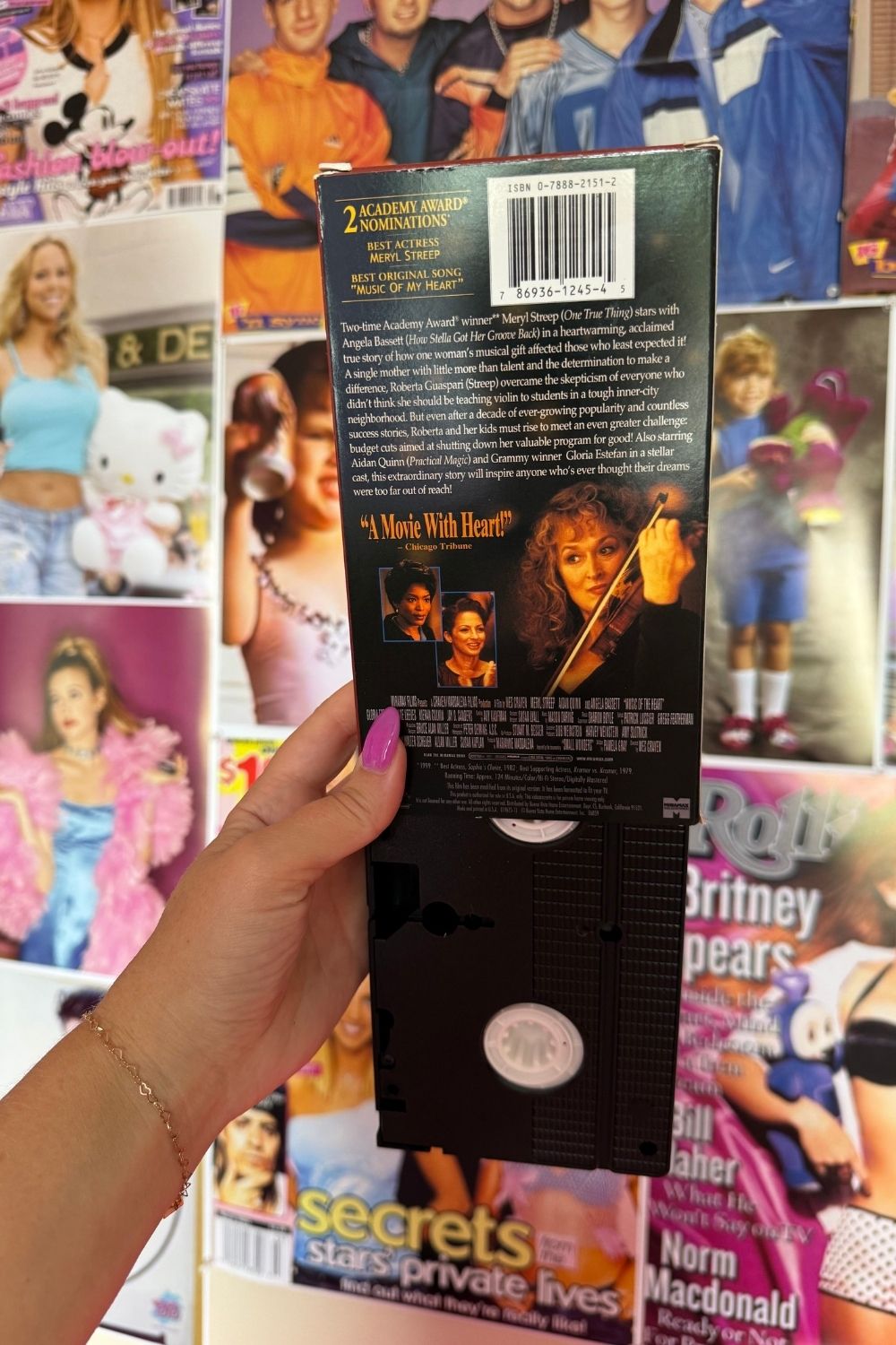 MUSIC OF THE HEART VHS*