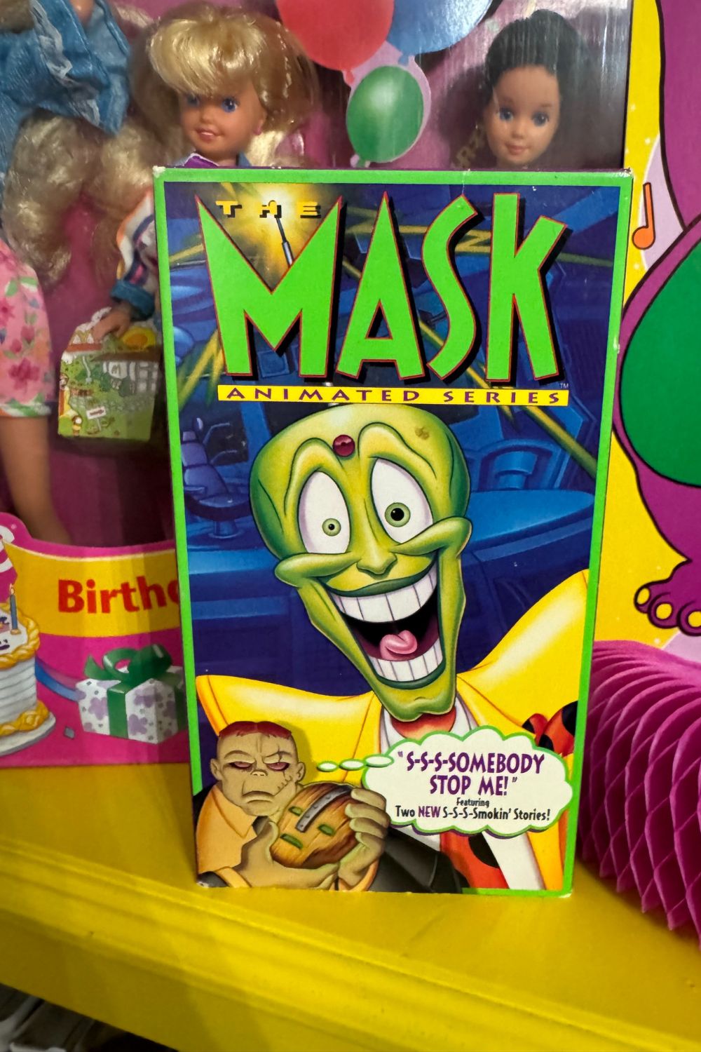 Somebody Mask THE MASK ANIMATED SERIES SOMEBODY STOP ME VHS* – Nostalchicks