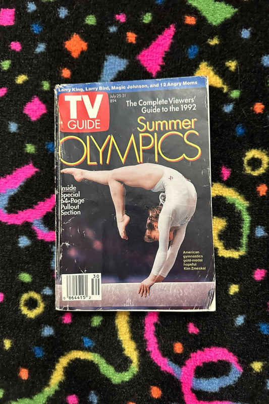 JULY 1992 25-31ST SUMMER OLYMPICS TV GUIDE*