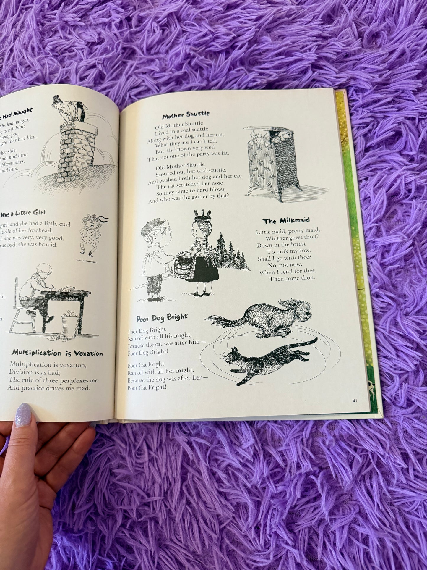 Mother Goose hardcover book