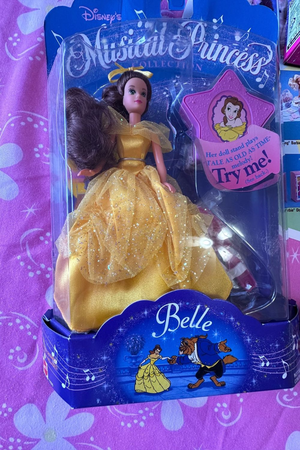 1994 DISNEY MUSICAL PRINCESS COLLECTION- BELLE DOLL*