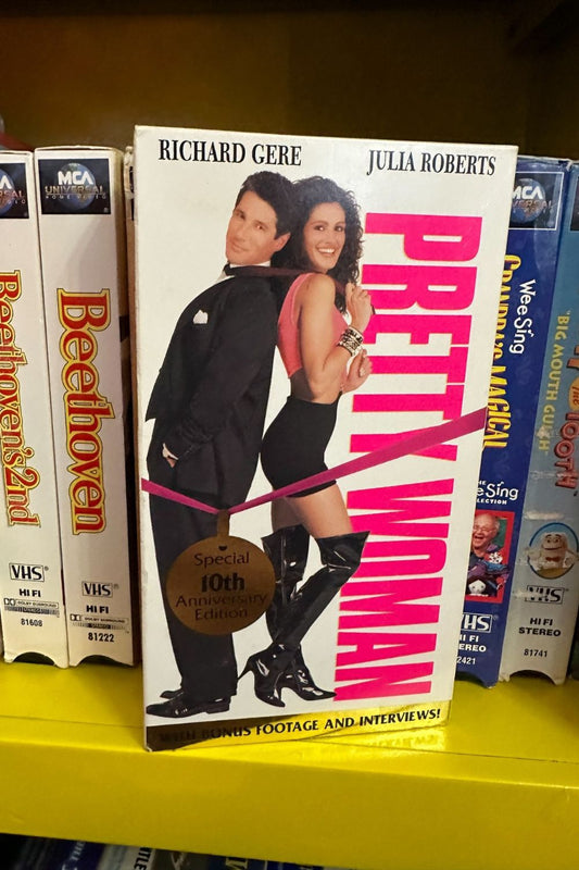 1990 PRETTY WOMAN SPECIAL 10TH ANNIVERSARY EDITION VHS*