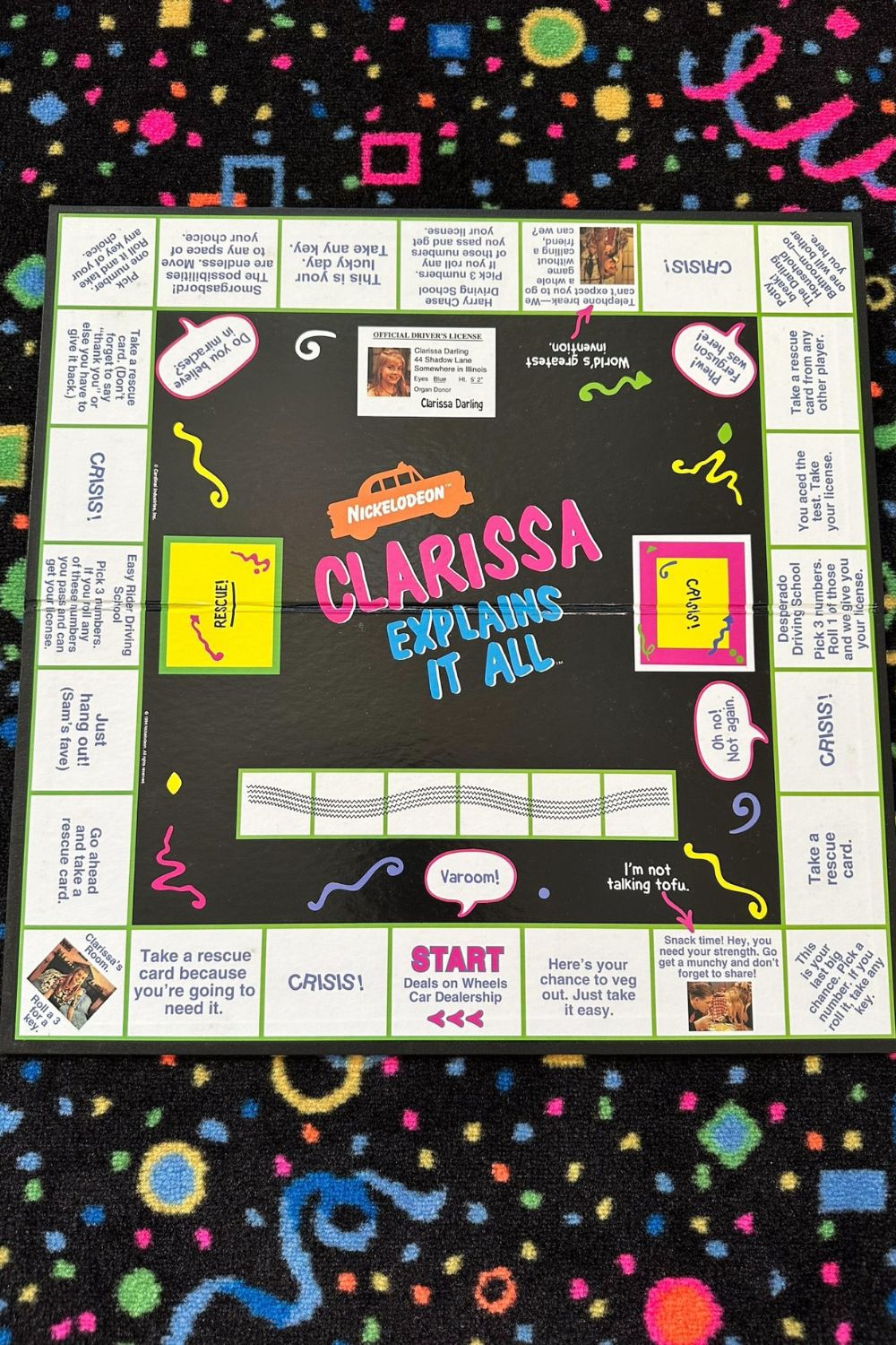 CLARISSA EXPLAINS IT ALL GAME (all pieces included)*