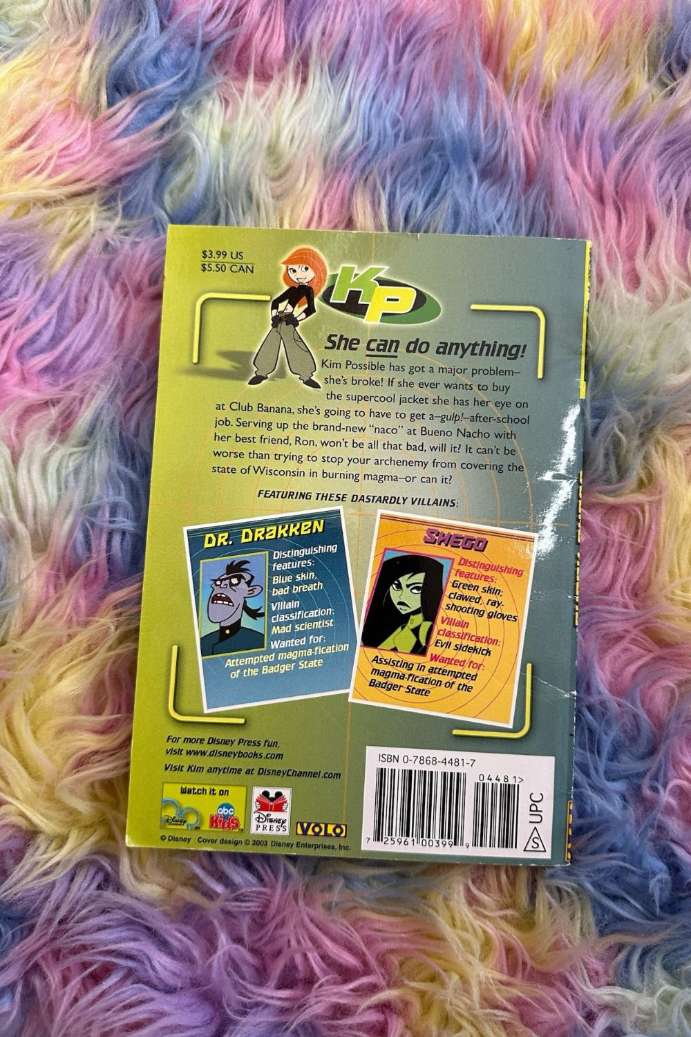 KIM POSSIBLE BUENO NACHO BOOK* Nostalchicks