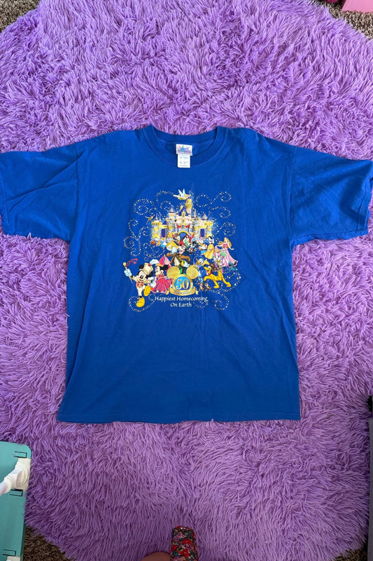 DISNEYLAND 50TH ANNI SHIRT - XL*