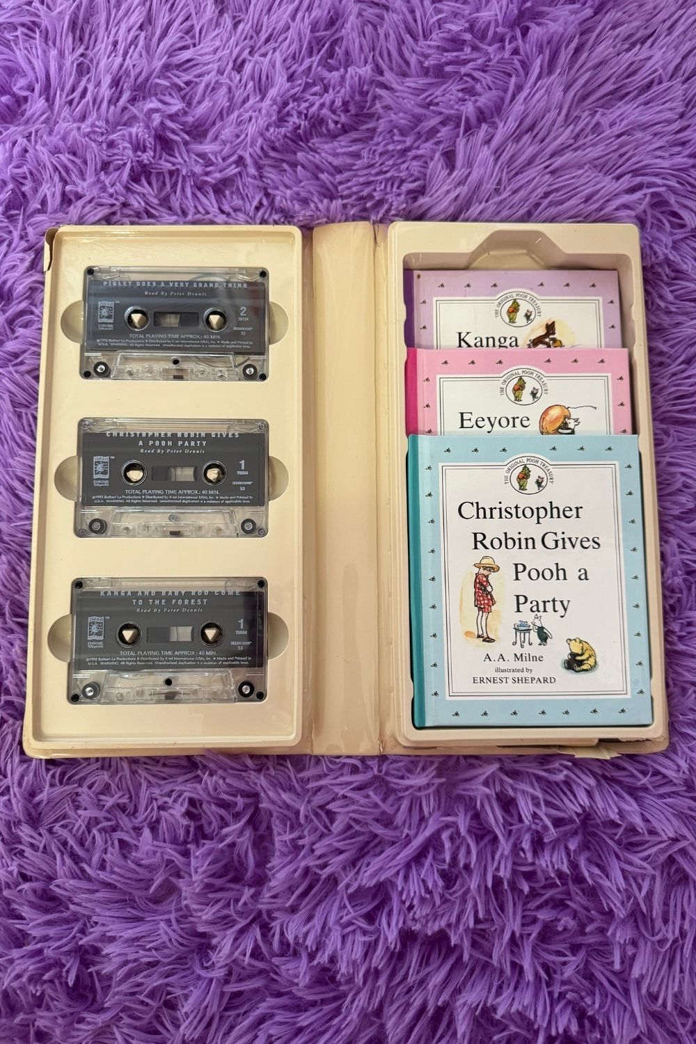 THE ORIGINAL POOH TREASURY VOL 2 READ-ALONG 3 BOOKS & 3 CASSETTES*