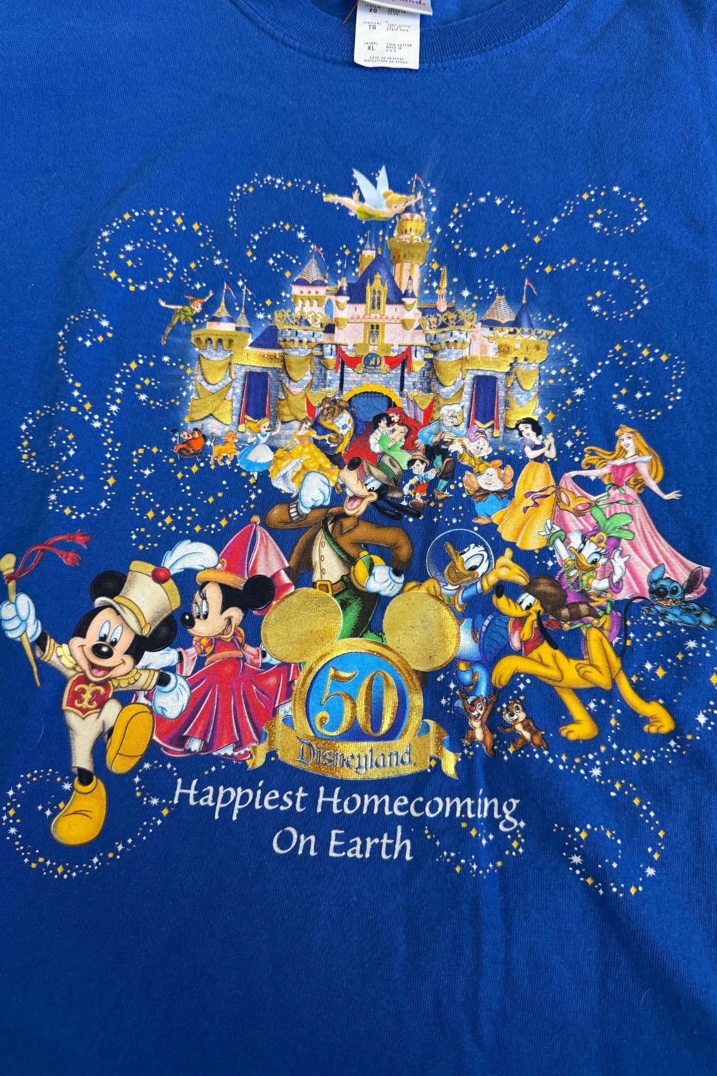 DISNEYLAND 50TH ANNI SHIRT - XL*