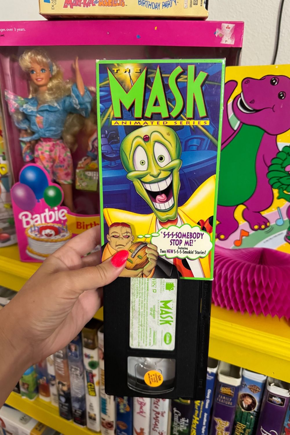 THE MASK ANIMATED SERIES SOMEBODY STOP ME VHS*