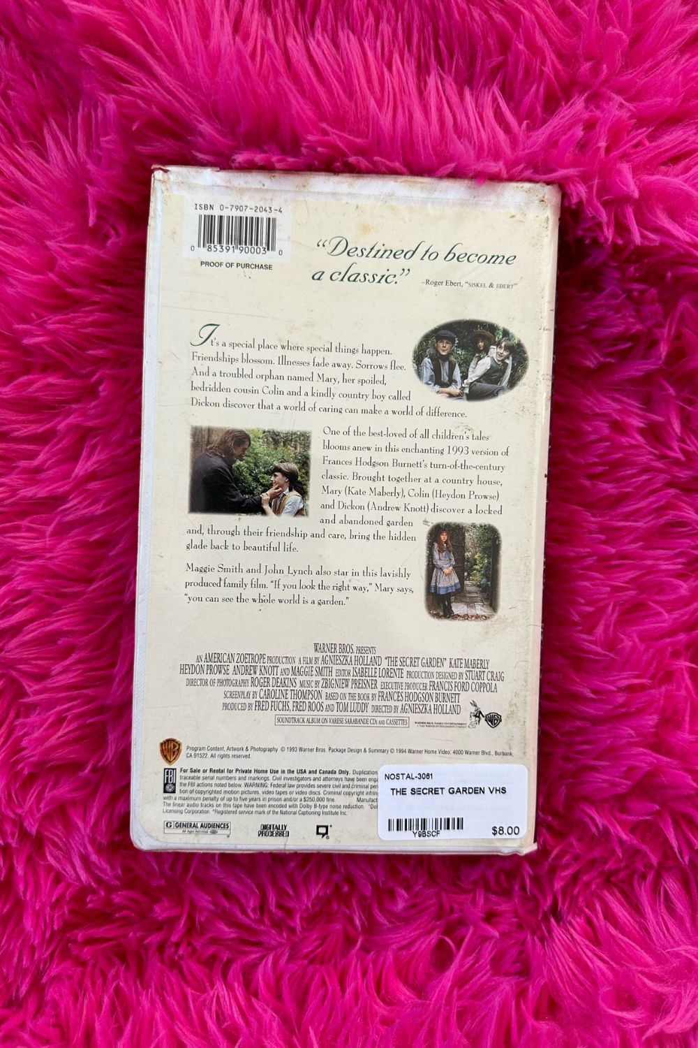 THE SECRET GARDEN VHS*